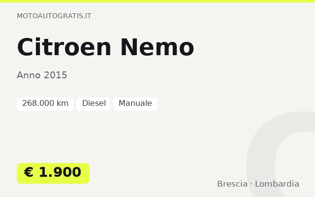 Citroen Nemo