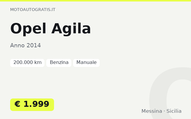 Opel Agila