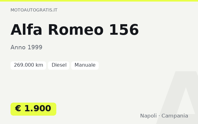 Alfa Romeo 156