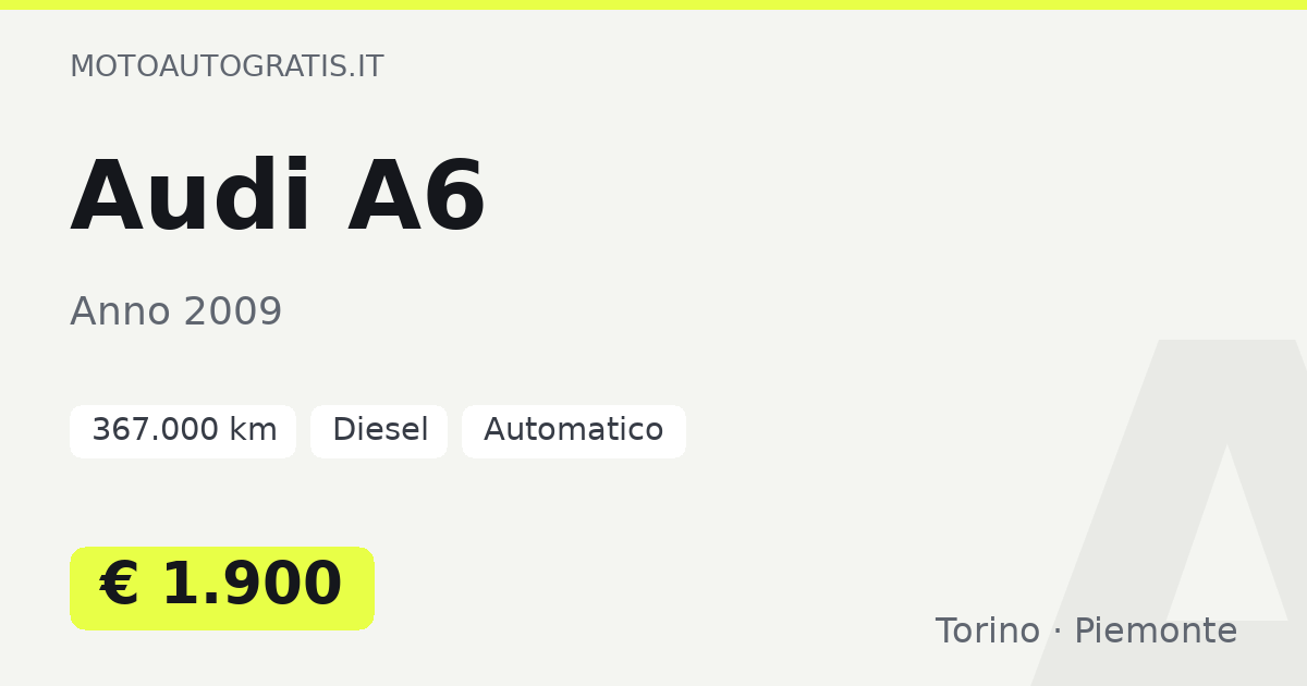 Audi A6