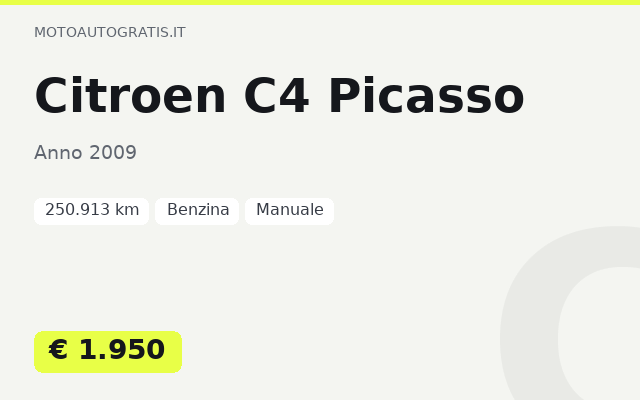 Citroen C4 Picasso
