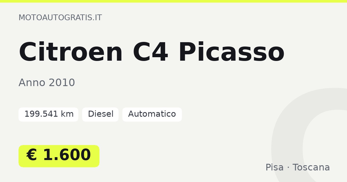 Citroen C4 Picasso