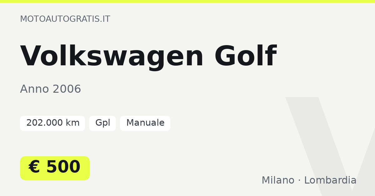 Volkswagen Golf