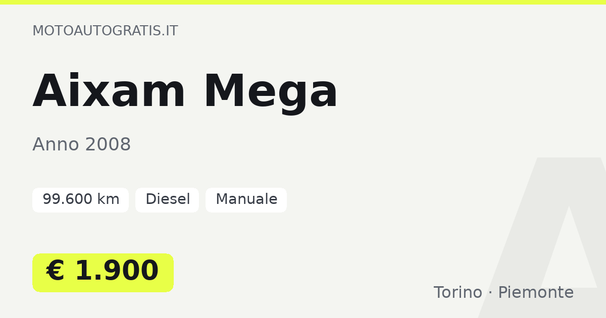 Aixam Mega