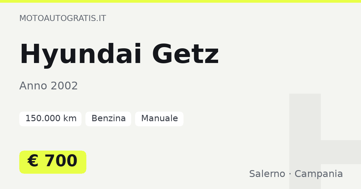 Hyundai Getz