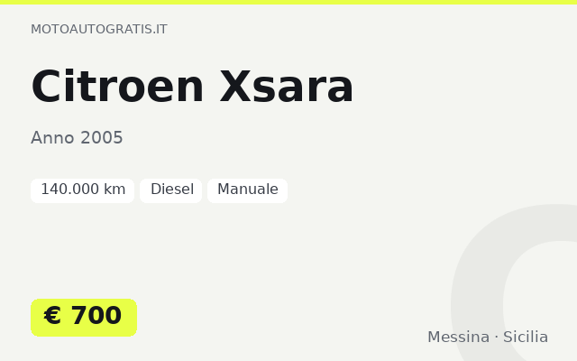 Citroen Xsara