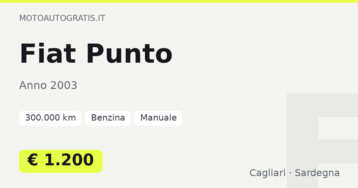 Fiat Punto