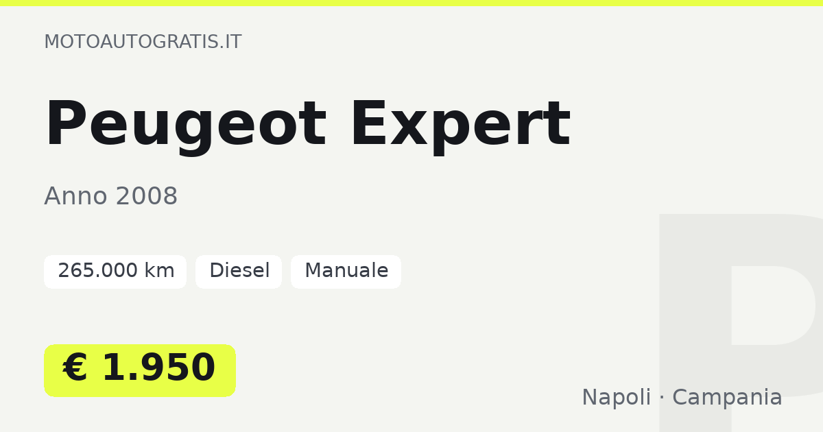 Peugeot Expert