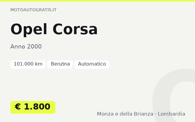 Opel Corsa