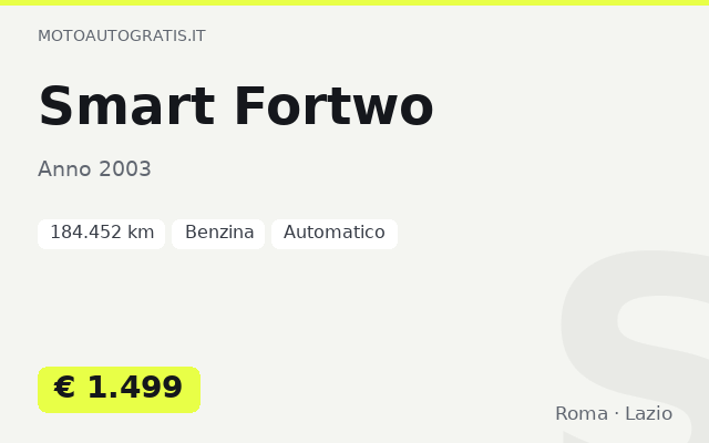 Smart Fortwo