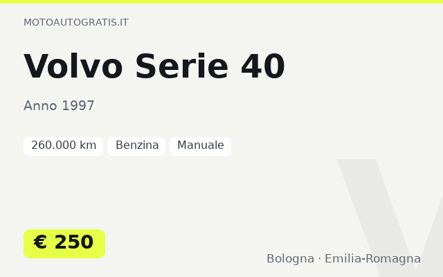Volvo Serie 40