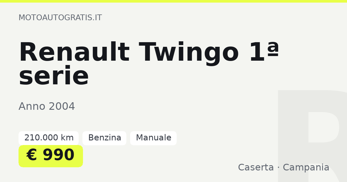 Renault Twingo 1ª serie