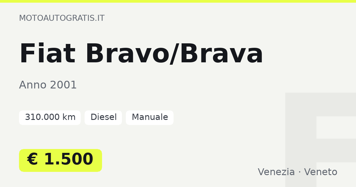 Fiat Bravo/Brava