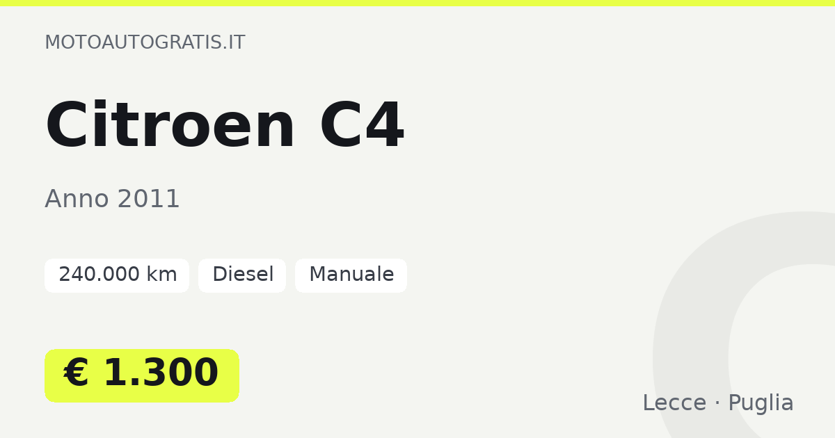Citroen C4