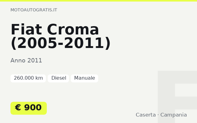 Fiat Croma (2005-2011)