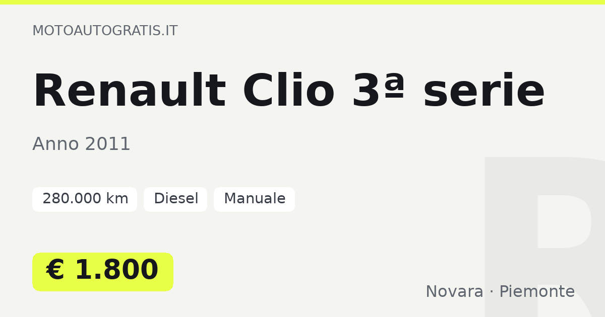 Renault Clio 3ª serie