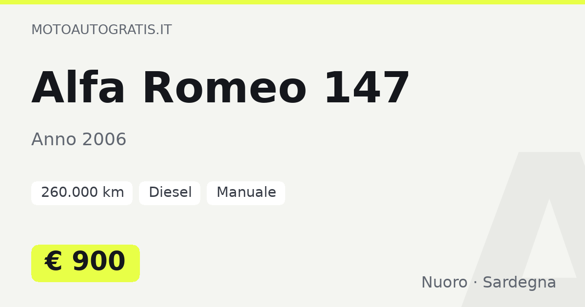 Alfa Romeo 147