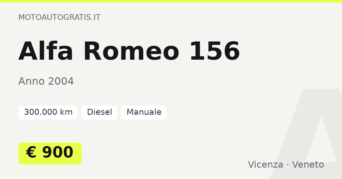 Alfa Romeo 156