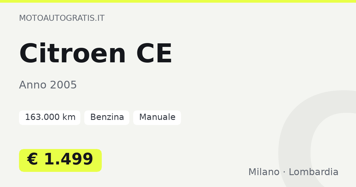Citroen CE