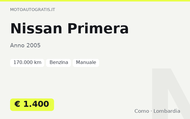 Nissan Primera