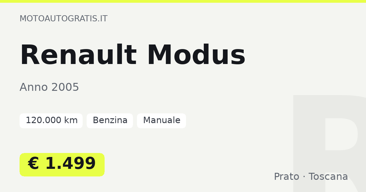 Renault Modus
