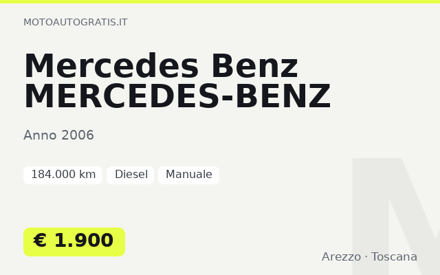 Mercedes Benz MERCEDES-BENZ