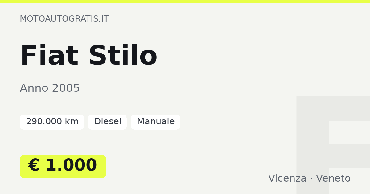 Fiat Stilo