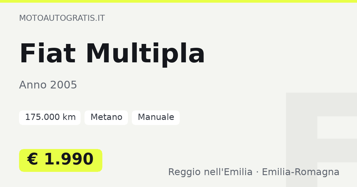 Fiat Multipla