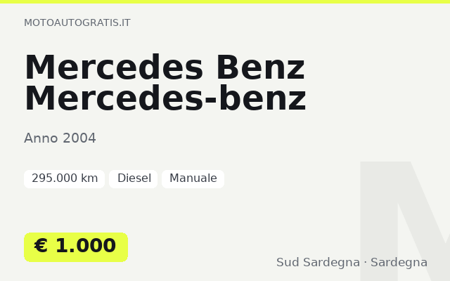 Mercedes Benz Mercedes-benz