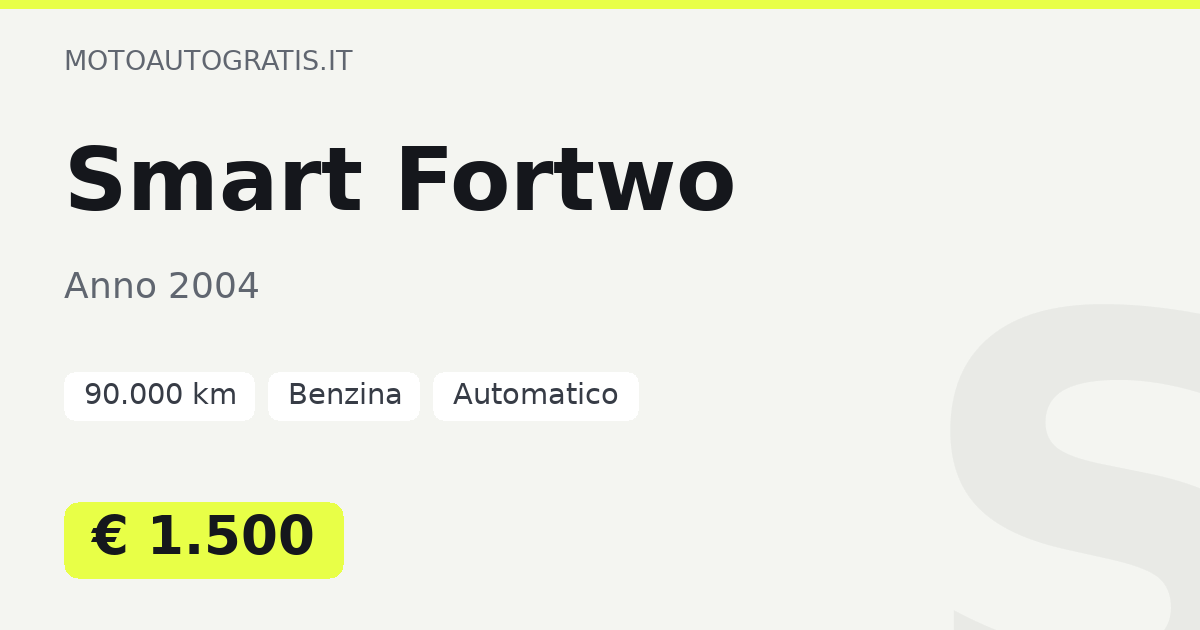 Smart Fortwo