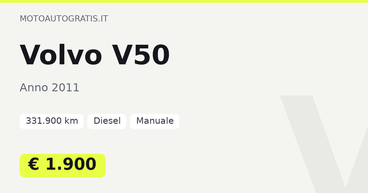 Volvo V50