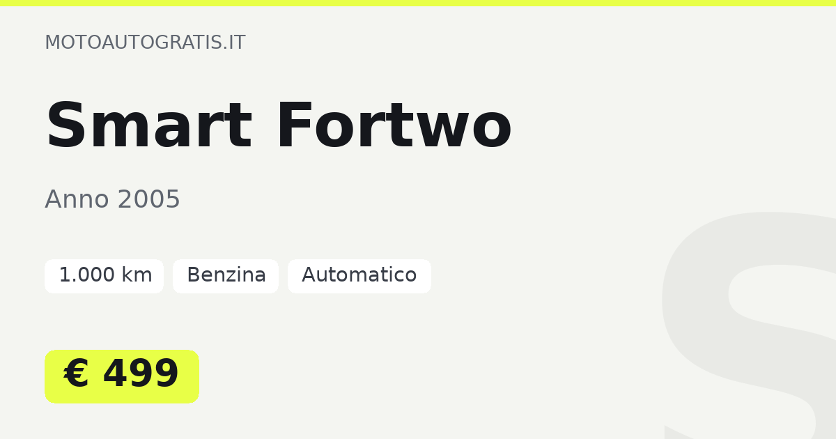Smart Fortwo