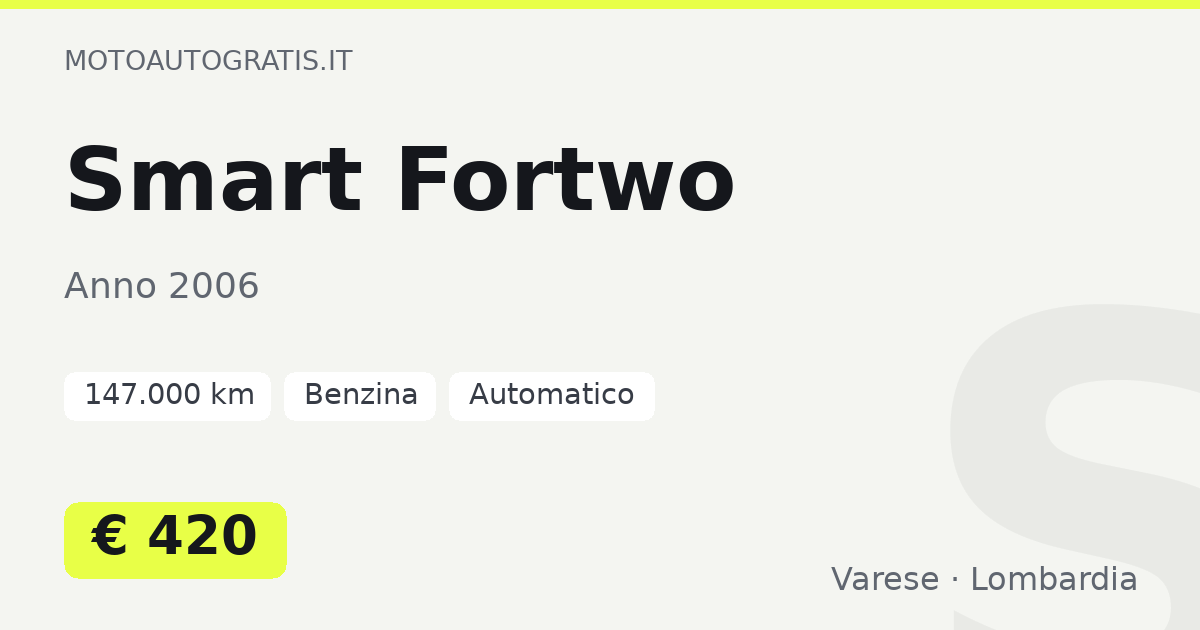 Smart Fortwo