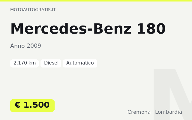Mercedes-Benz 180