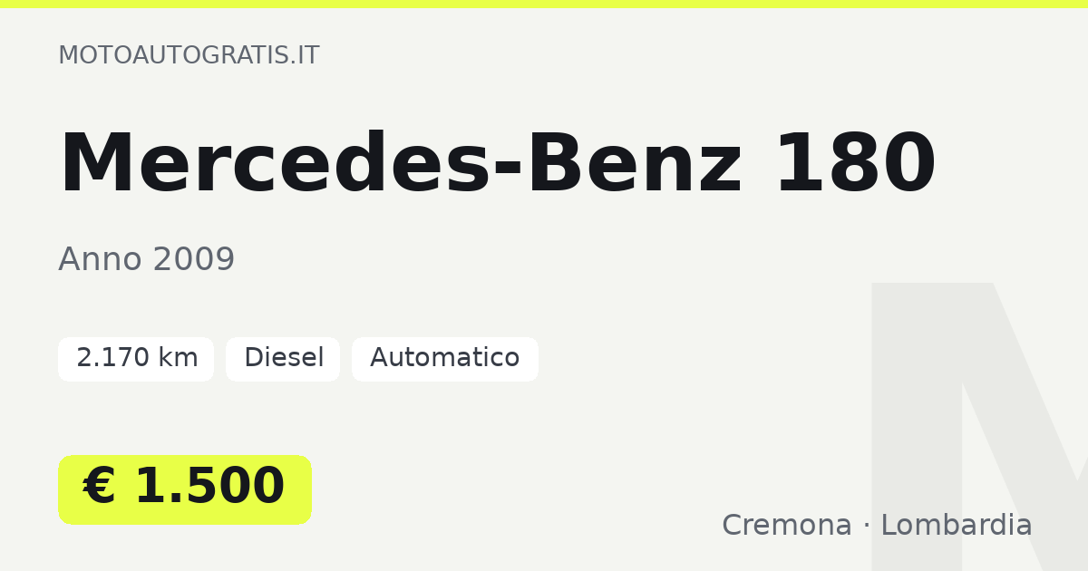 Mercedes-Benz 180