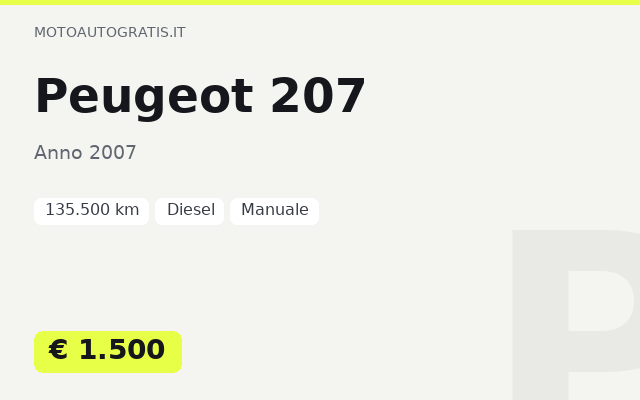 Peugeot 207