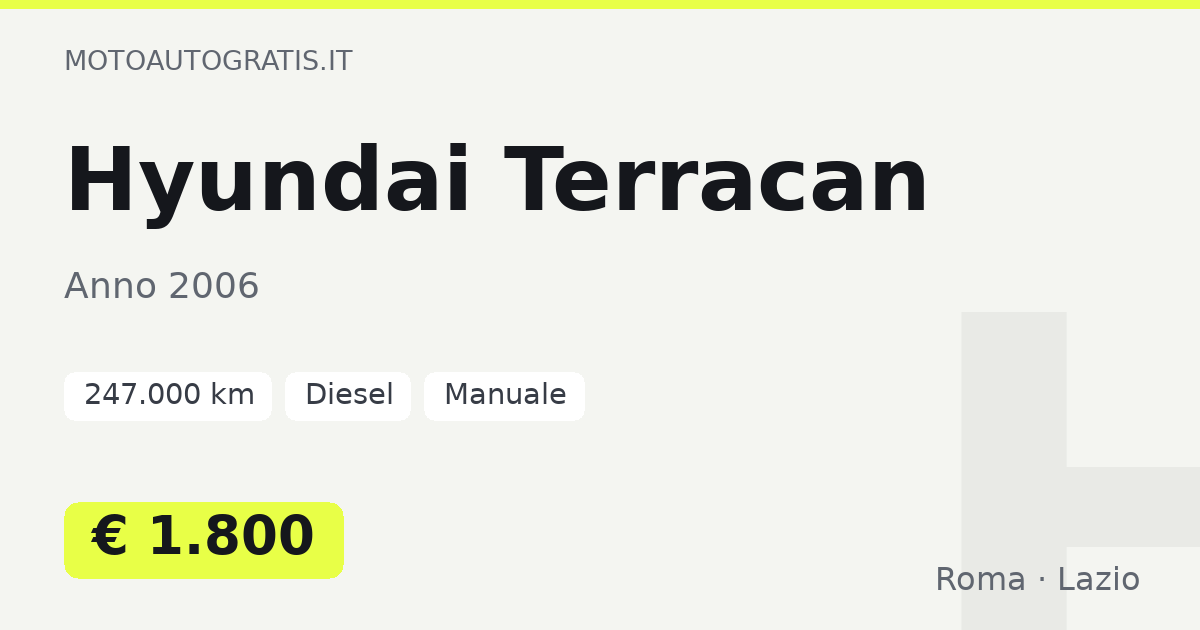 Hyundai Terracan