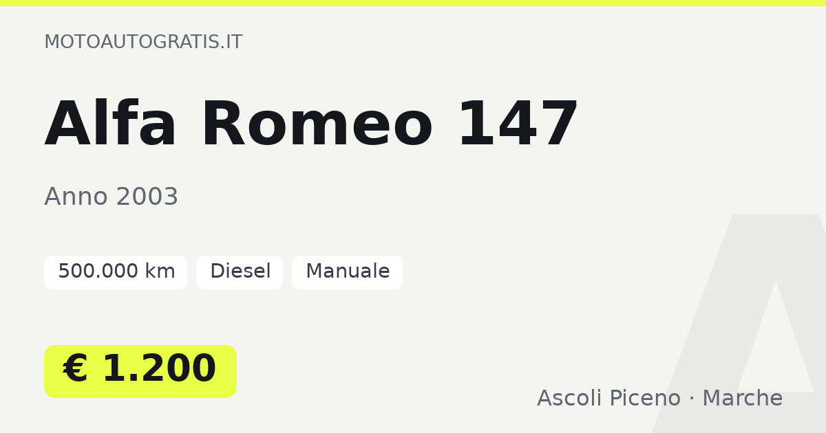 Alfa Romeo 147
