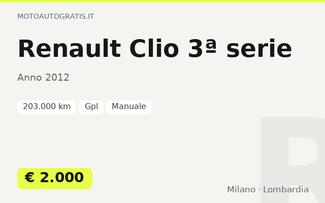 Renault Clio 3ª serie
