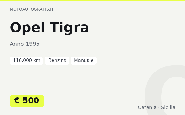 Opel Tigra