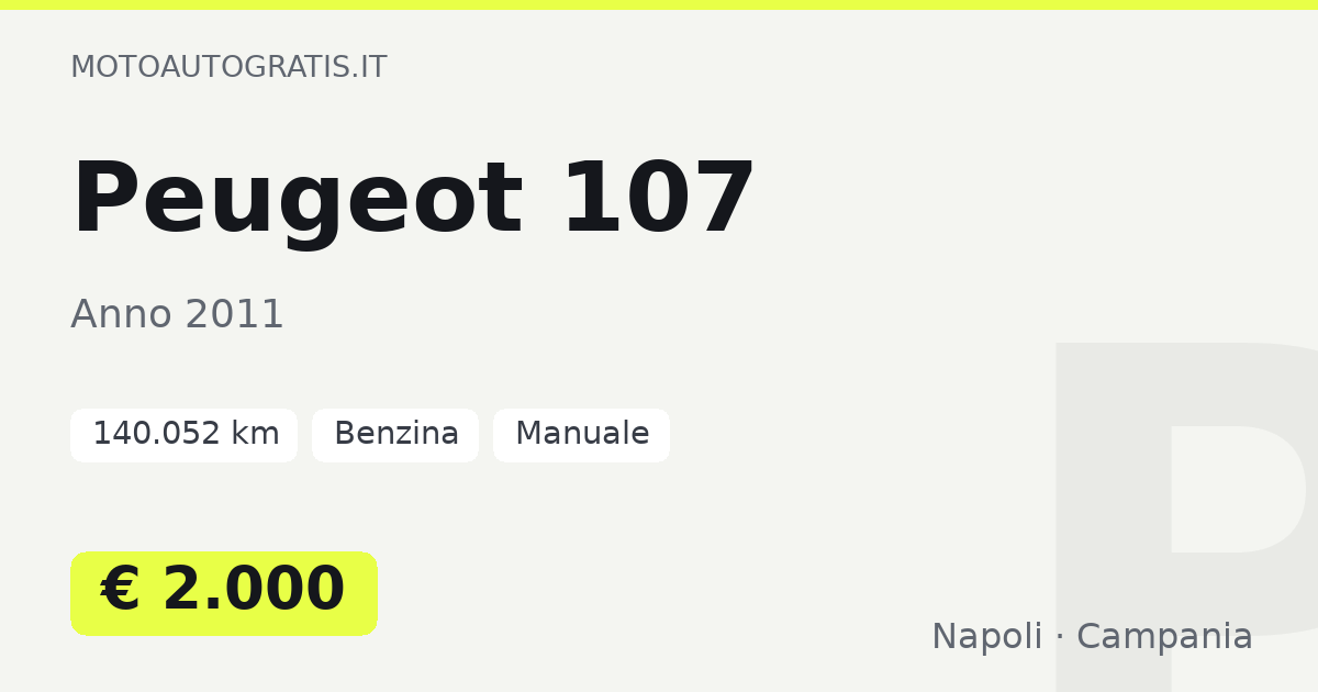 Peugeot 107