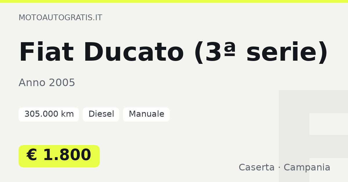 Fiat Ducato (3ª serie)