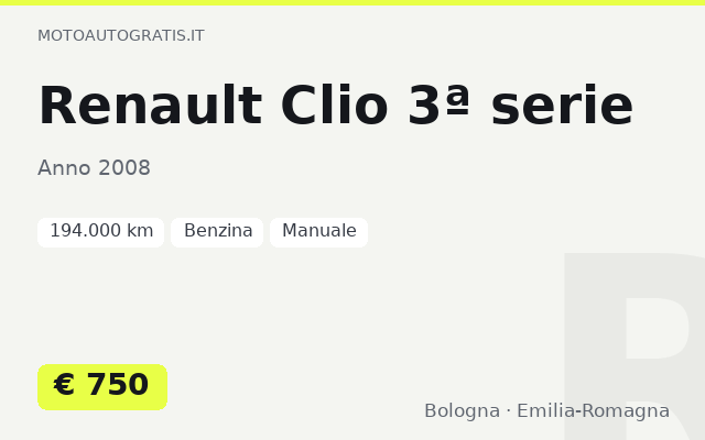 Renault Clio 3ª serie