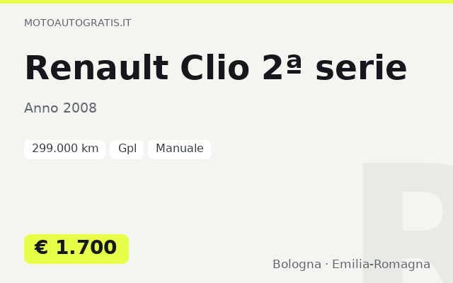 Renault Clio 2ª serie