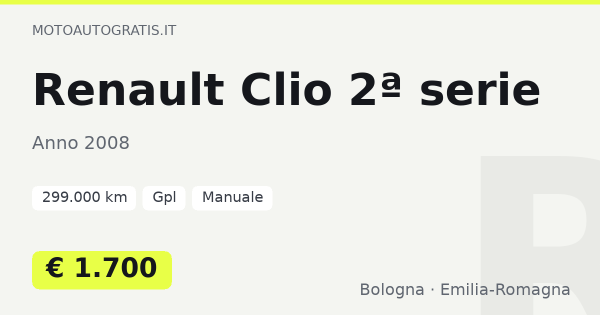 Renault Clio 2ª serie