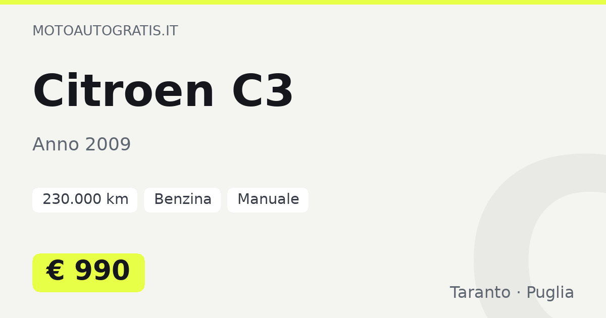 Citroen C3