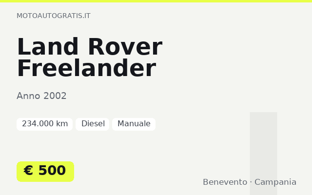 Land Rover Freelander
