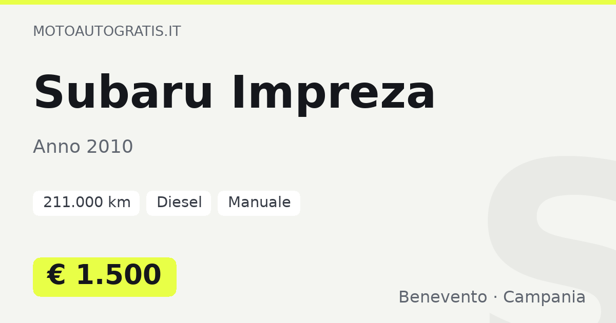 Subaru Impreza