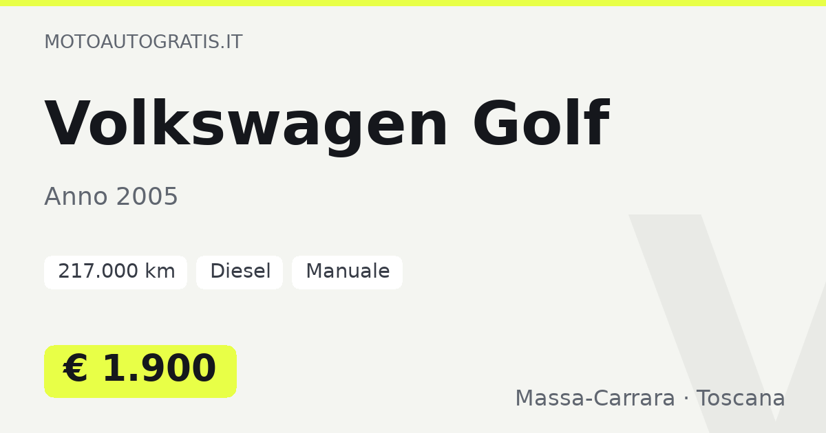Volkswagen Golf