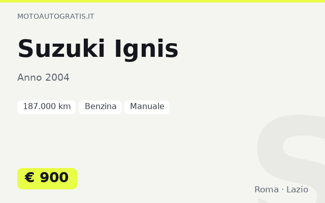 Suzuki Ignis